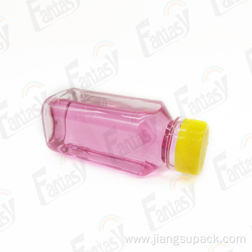 Disposable Plastic Beverage Juice Drinking Bottle with Cap